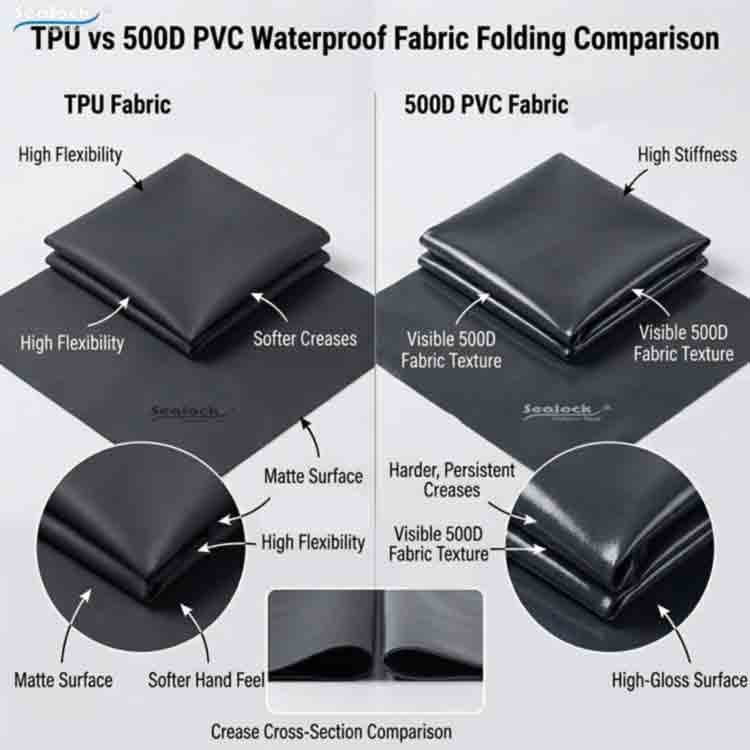 TPU Suya davamlı Duffel Çantanın Ənənəvi PVC Dizaynlarından Üstünlükləri