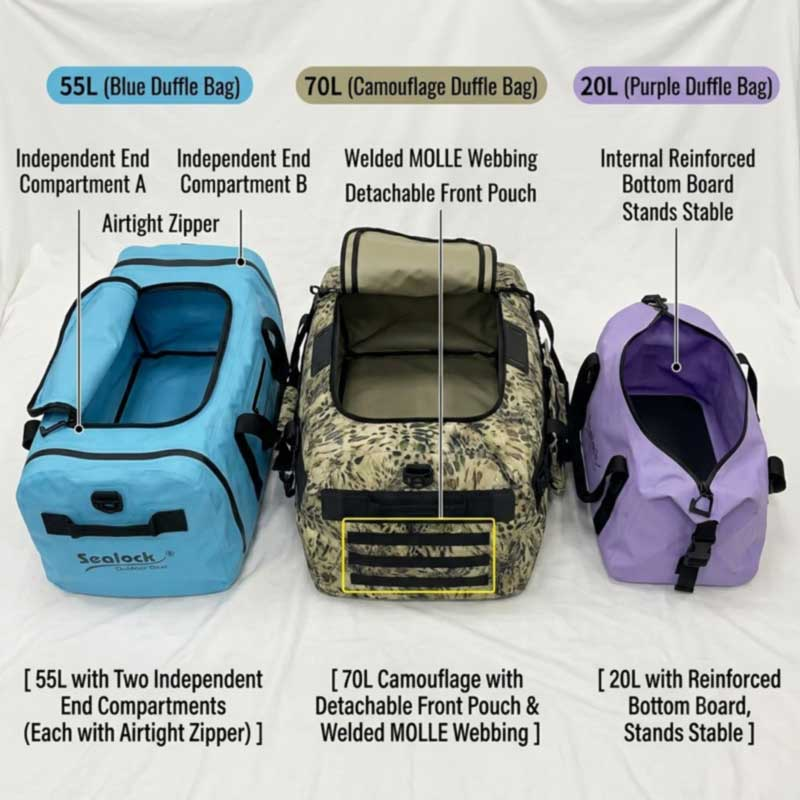 OEM Suya davamlı Duffel Çantalar: Fabrika Fərdiləşdirmə Xidmətləri