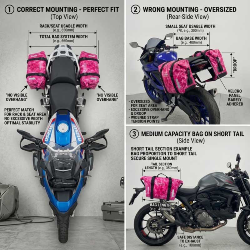 OEM Layihələri üçün Motosiklet Quyruq Çantası İstehsalçısı