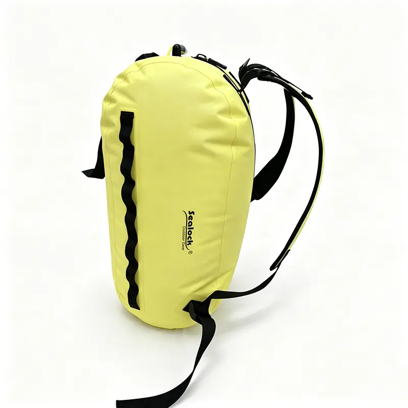 SL-C610 50L Qaynaqlı Suya davamlı Üzən Duffel Sırt Çantası, Hava Keçirməyən Fermuarlı, IPX7